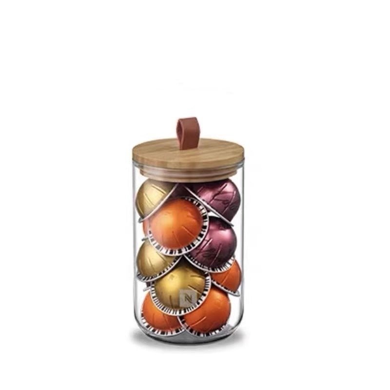 Capsule Coffee Storage Simple Storage Sealed Tank - Hearth & Lume