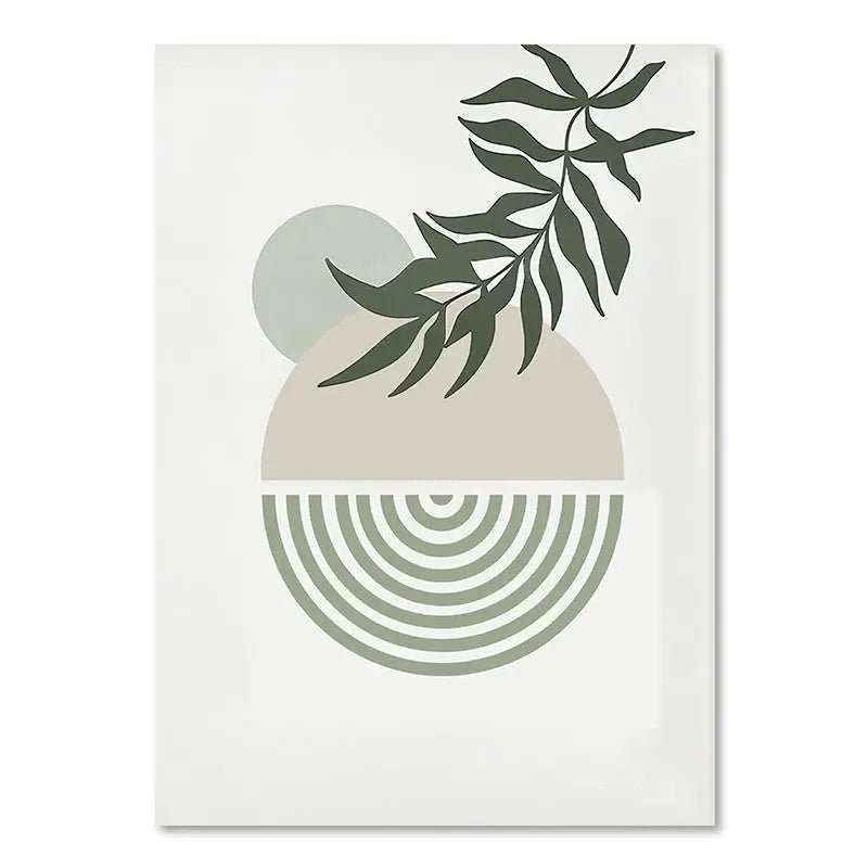 Green Plant Decorative Painting - Hearth & Lume