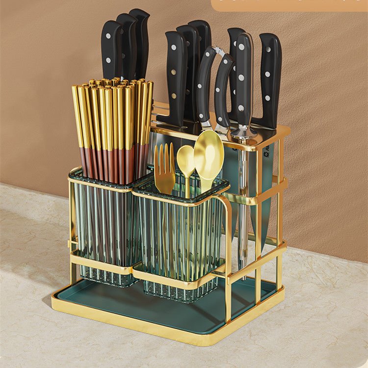 Draining Tube Wall - mounted Kitchen Rack Basket Chopsticks Cage - Hearth & Lume