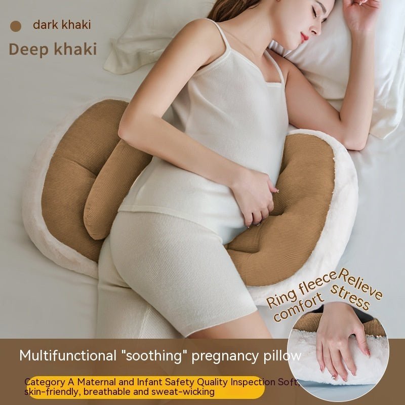 Waist Side Pillow Belly Support During Pregnancy Sleeping U - shaped Cushion - Hearth & Lume