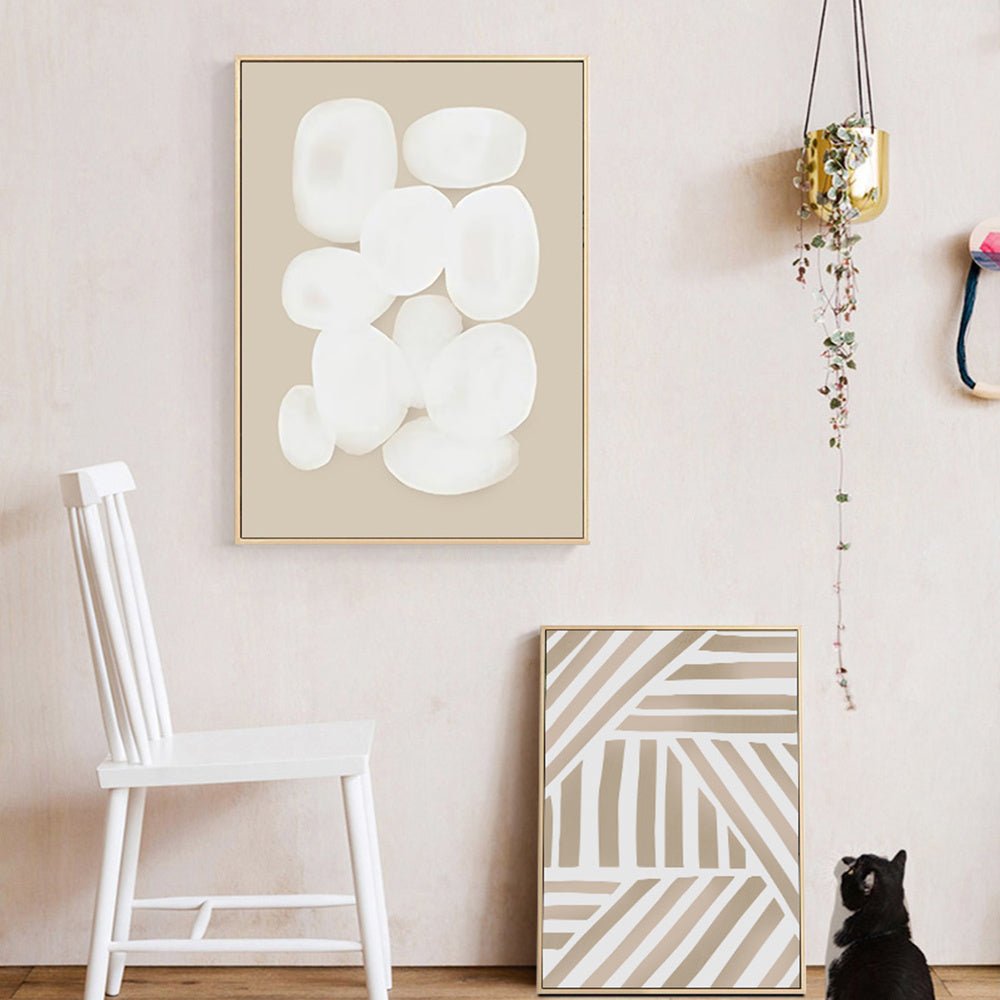 Geometric Shapes Wall Poster Room Decor Luxury Picture Canvas - Hearth & Lume