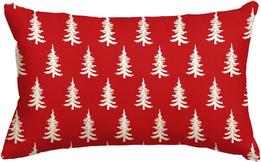 Christmas Simple Linen Pillow Cover Home Sofa Decoration - Hearth & Lume