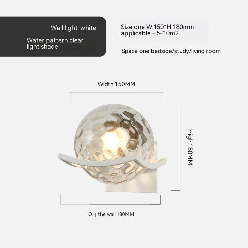 Simple Bedroom Bedside European Wall Lamp - Hearth & Lume