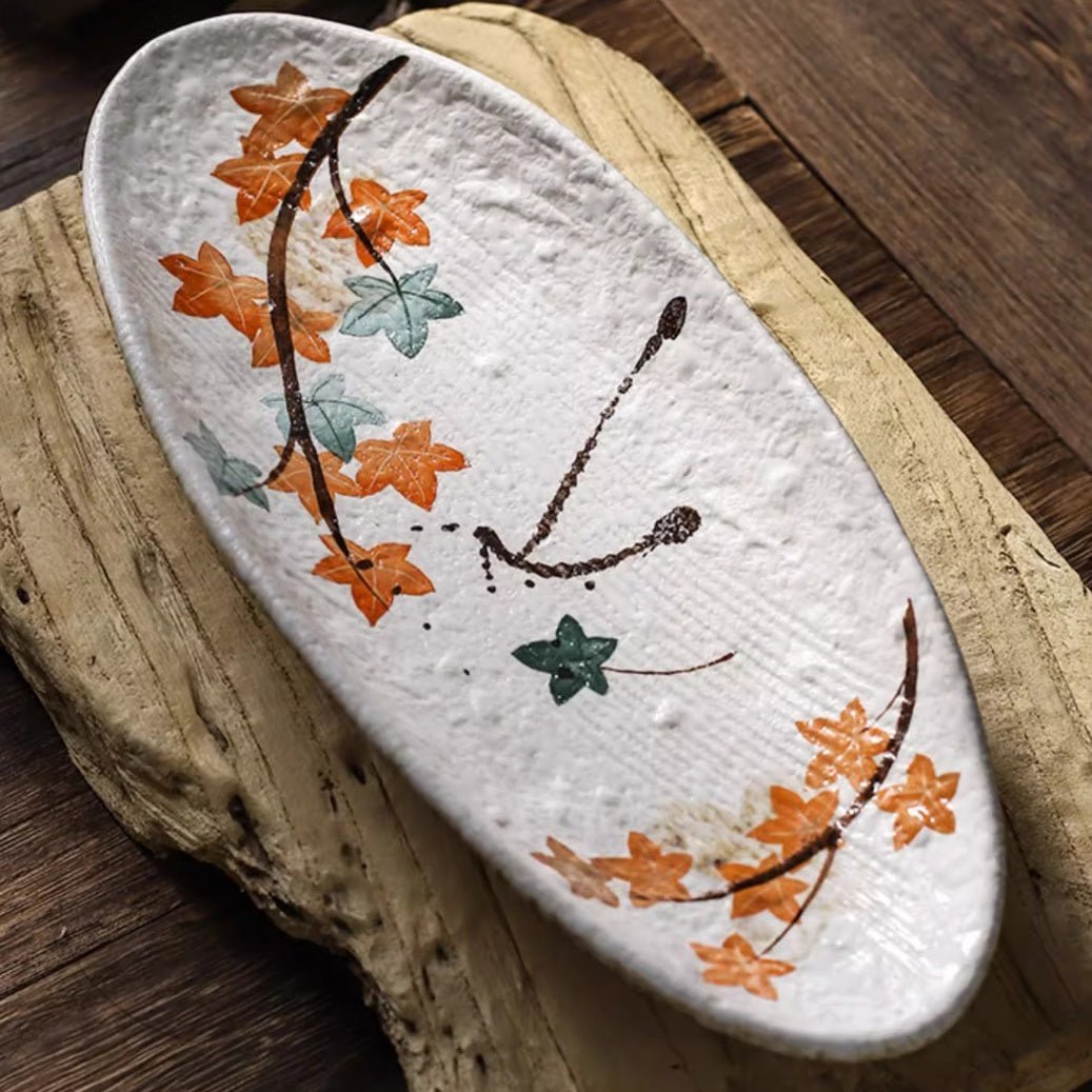 Creative Cuisine Sashimi Sushi Plate Ceramic Tableware - Hearth & Lume