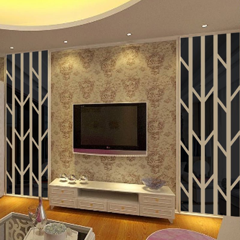Living Room Decoration Removable Mirror Sticker - Hearth & Lume