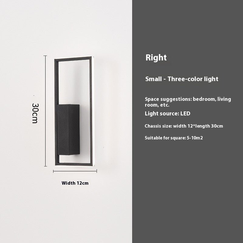 LED Nordic Modern Minimalist Wall Lamp Bedroom - Hearth & Lume