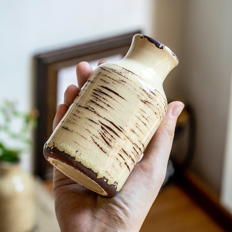 Retro Ice Cracked Ceramics Vase Dining Table Room Decorations - Hearth & Lume