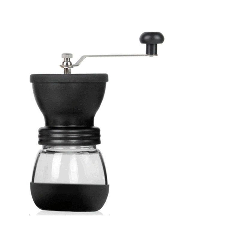 Household Portable Glass Hand - cranked Coffee Machine - Hearth & Lume