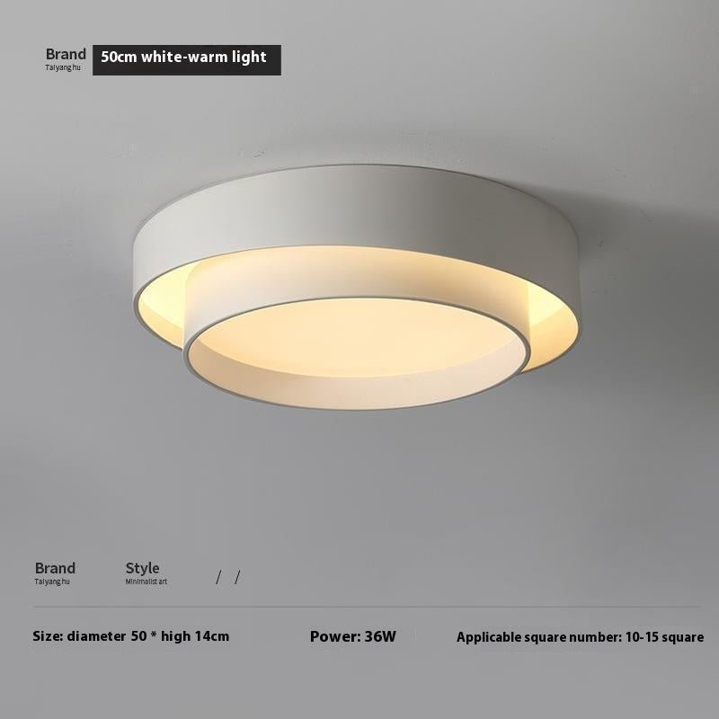 Led Ceiling Lamp Minimalist Creative Bedroom Light - Hearth & Lume