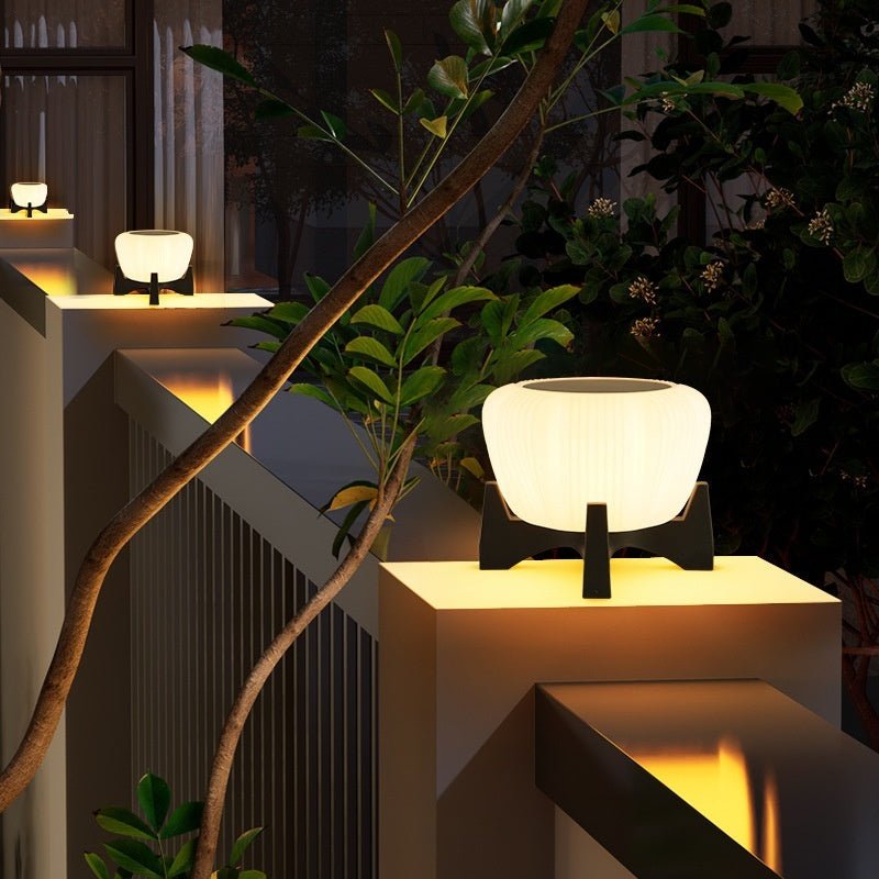 Modern Minimalist Solar Wall Lamp - Hearth & Lume