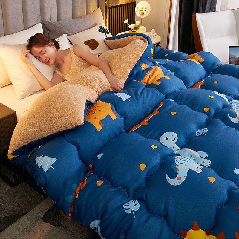 Lamb Cashmere Winter Quilt Thickened - Hearth & Lume