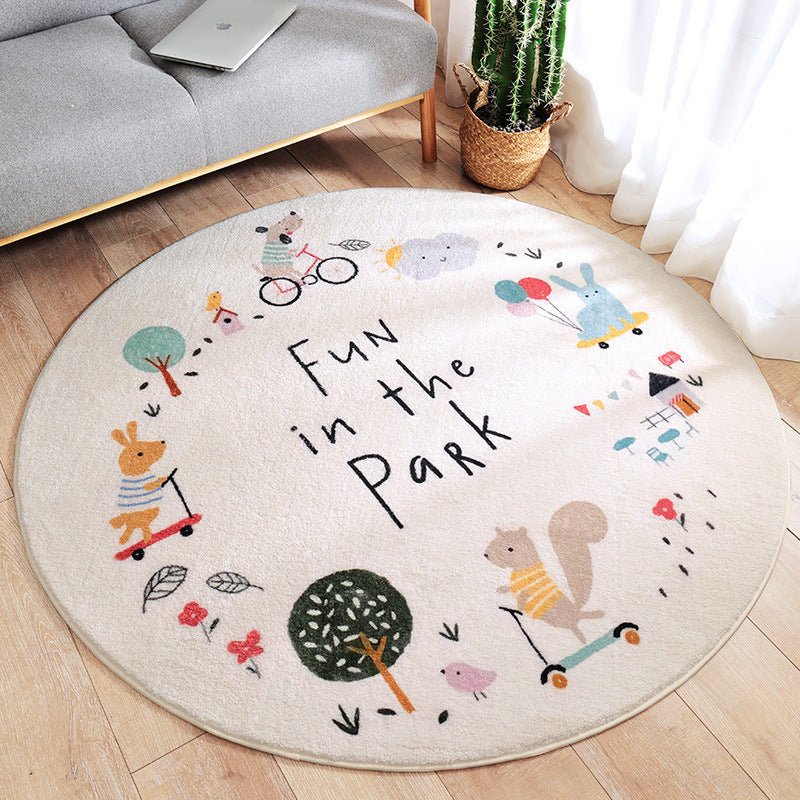 Cartoon Thickened Tea Table Blanket Bedroom - Hearth & Lume