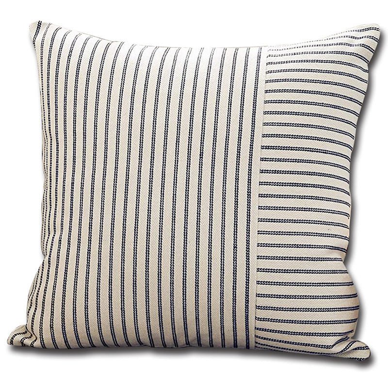 Modern Decorative Striped Canvas Pillow Cover Home Home Sofa Bedroom Cushion - Hearth & Lume