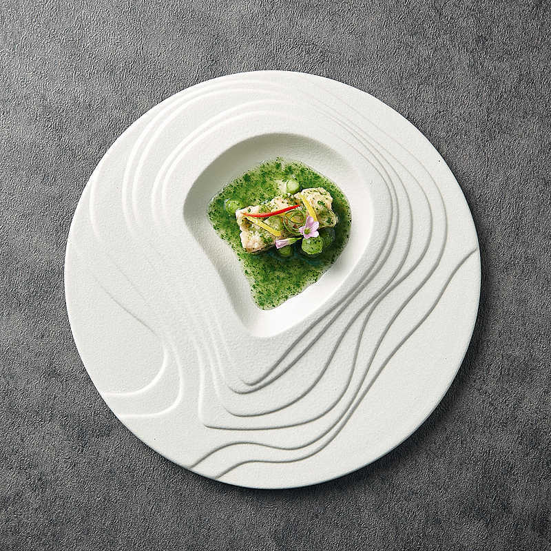 Dessert Steak Terrace Creative Ceramic Western Plate - Hearth & Lume