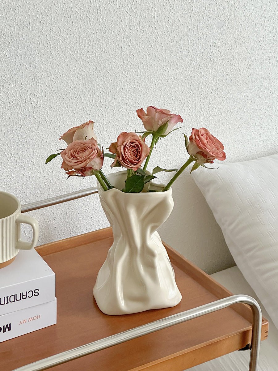 Simple Cream Style Vase Decoration Home Decoration - Hearth & Lume