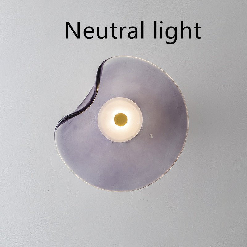 Bedroom Bedside Decoration Round Wall Lamp - Hearth & Lume
