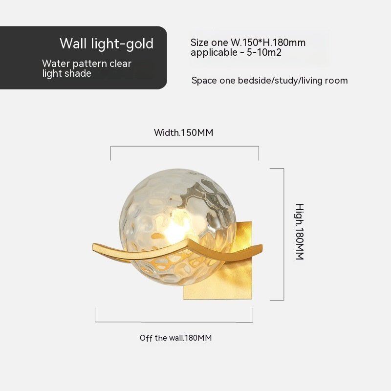 Simple Bedroom Bedside European Wall Lamp - Hearth & Lume