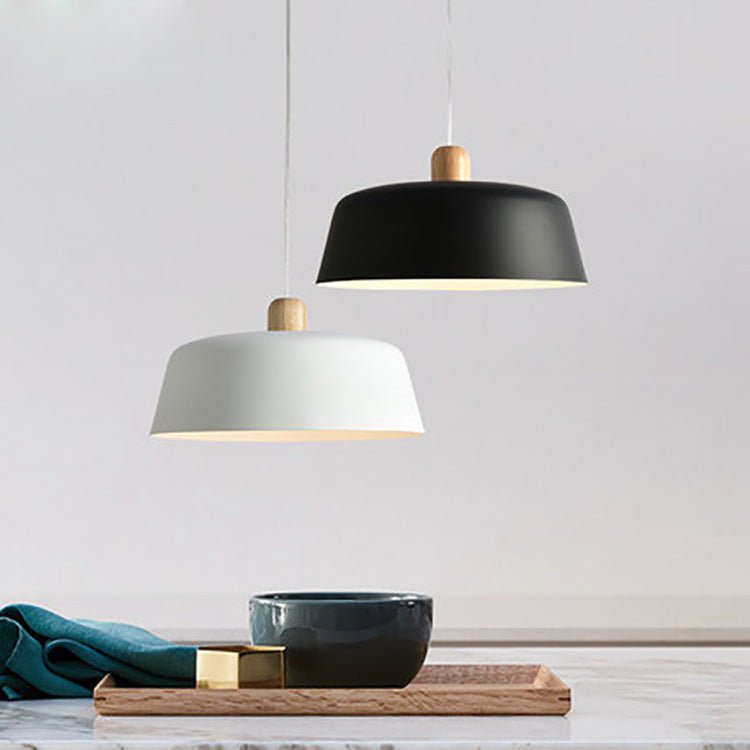 Nordic Wood Pendant Lighting Fixture Luminaire - Hearth & Lume