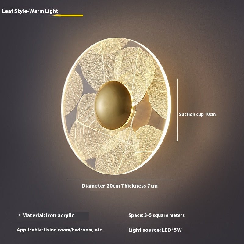 Designer Light Luxury Wall Lamp Bedroom Living Room - Hearth & Lume