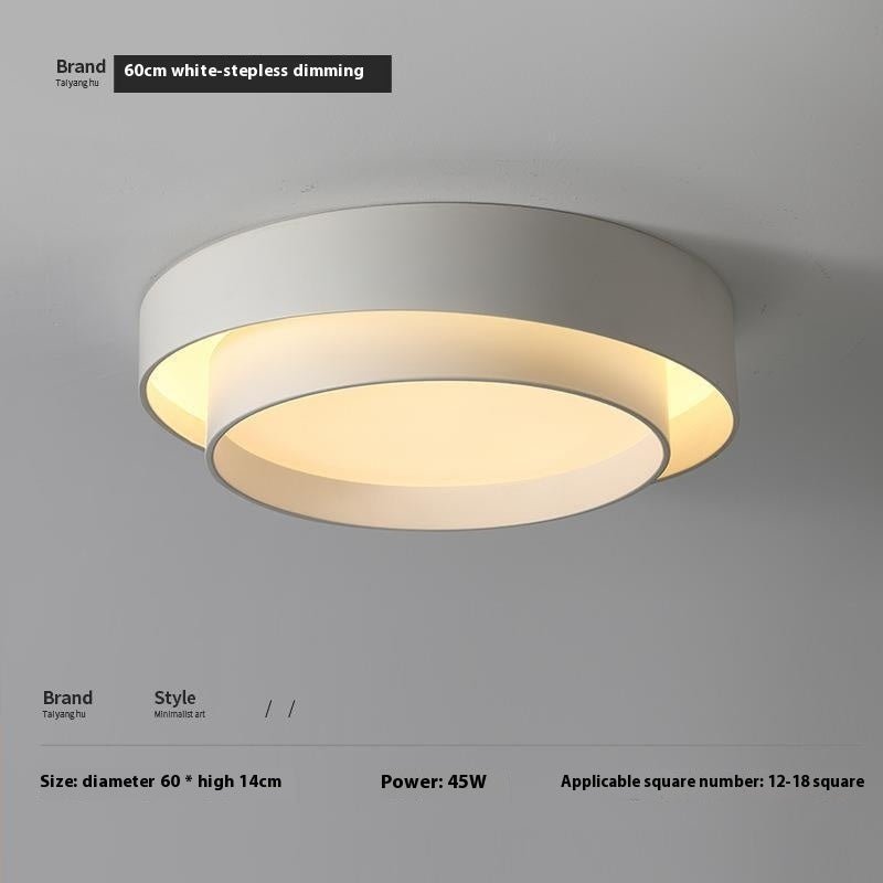 Led Ceiling Lamp Minimalist Creative Bedroom Light - Hearth & Lume