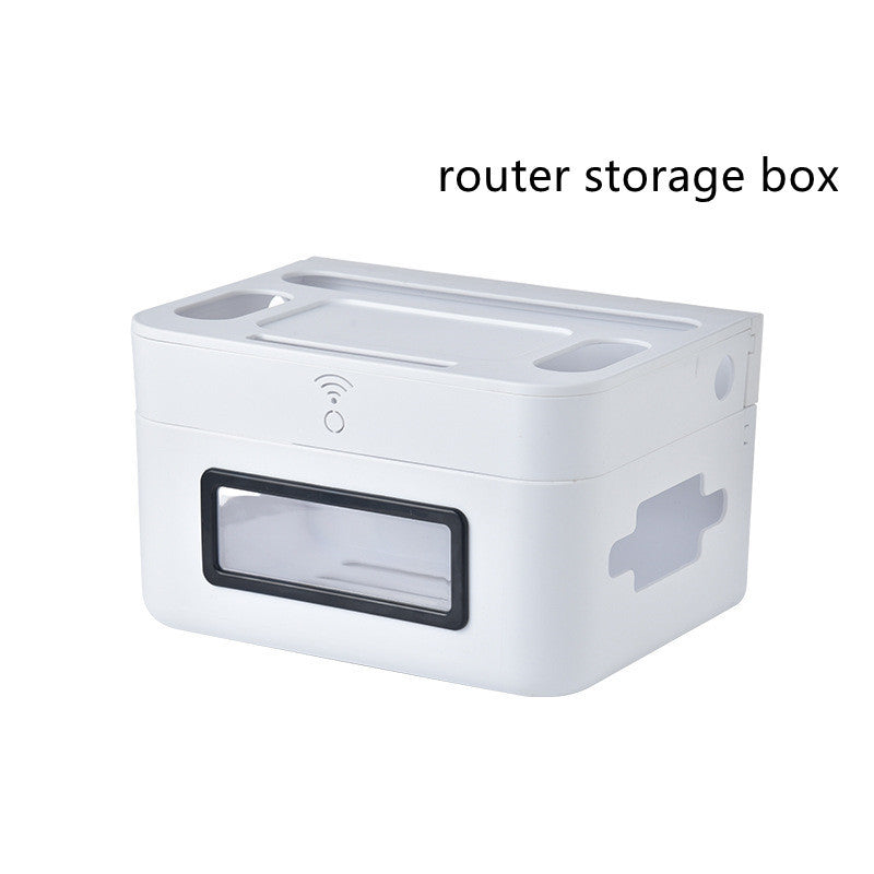 Home Wall Mounted Router Wire Storage Organizer Box