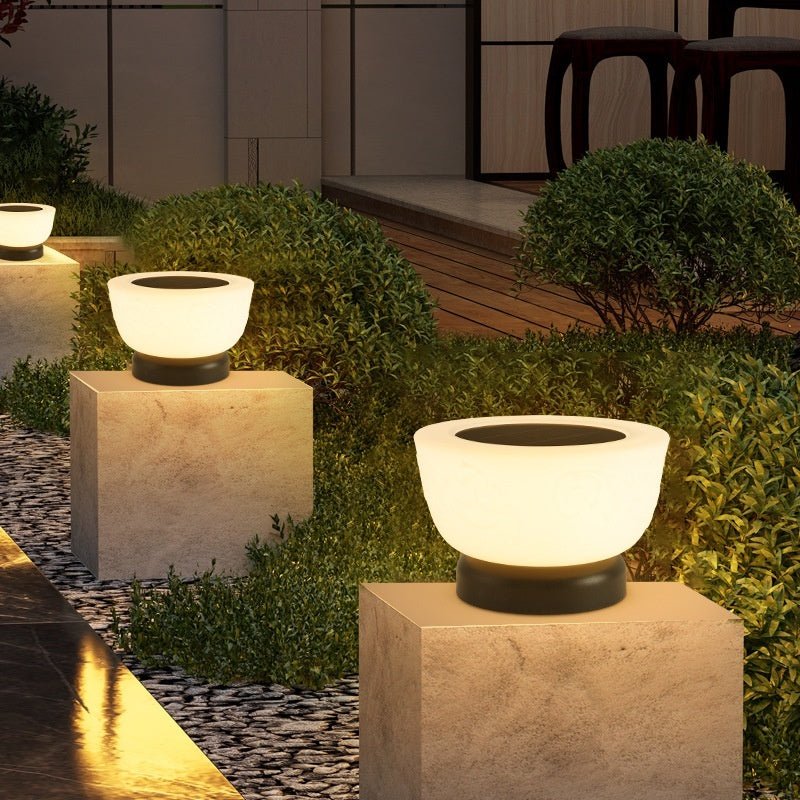 Modern Minimalist Solar Wall Lamp - Hearth & Lume