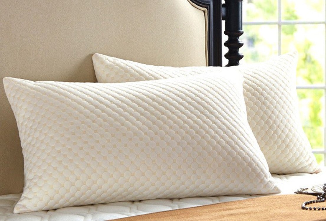 Pillow Honeycomb Knitted Feather Silk Cotton Pillow Core - Hearth & Lume
