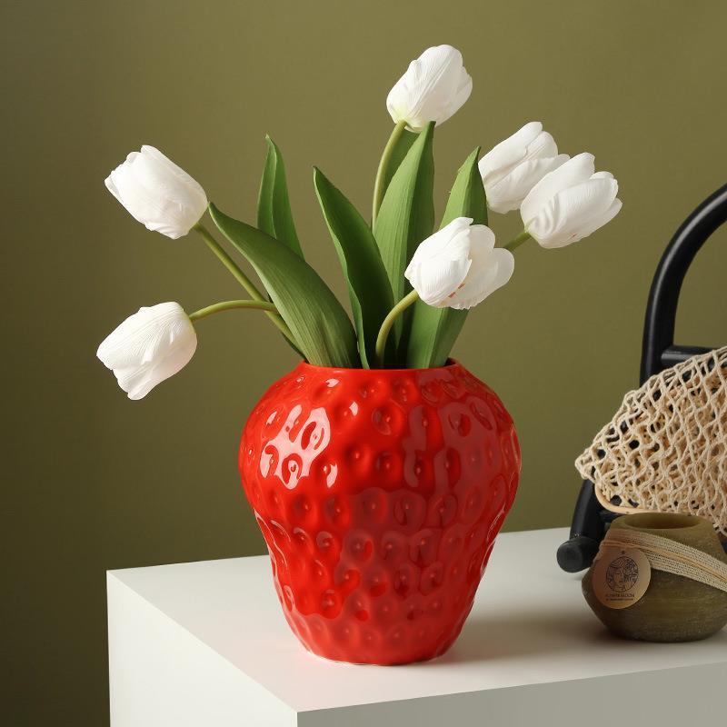 Straberry Vase Home Decorate - Hearth & Lume