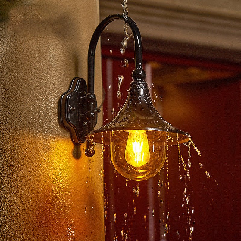 Outdoor Wall Lamp Horn Wall Lamp Outdoor Gate Lamp - Hearth & Lume