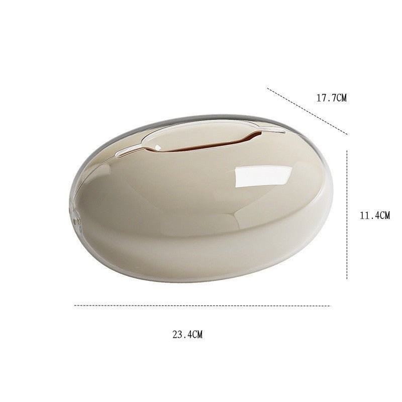 Creative Desktop Tissue Box Home High - end Entry Lux Artistic Advanced Sense - Hearth & Lume