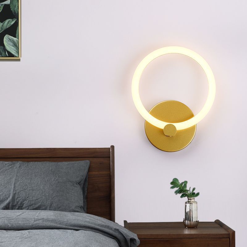 Creative Wall Lamp Simple Modern Bedroom Bedside Lamp - Hearth & Lume