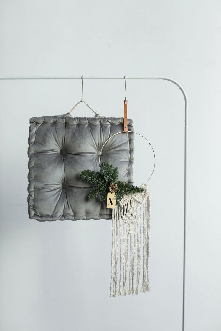 Simple Velvet Sofa Cushion Thickened Pillow - Hearth & Lume