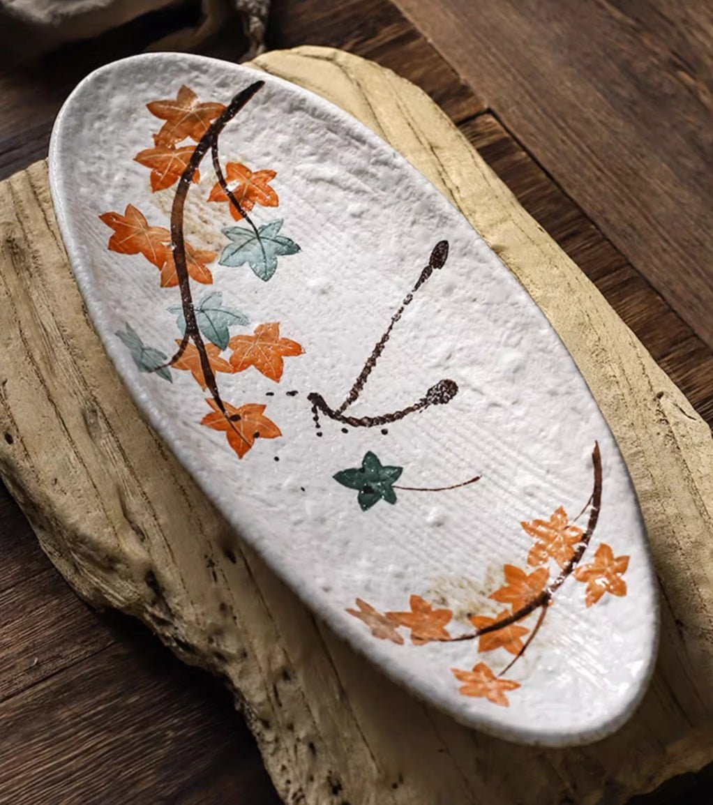Creative Cuisine Sashimi Sushi Plate Ceramic Tableware - Hearth & Lume