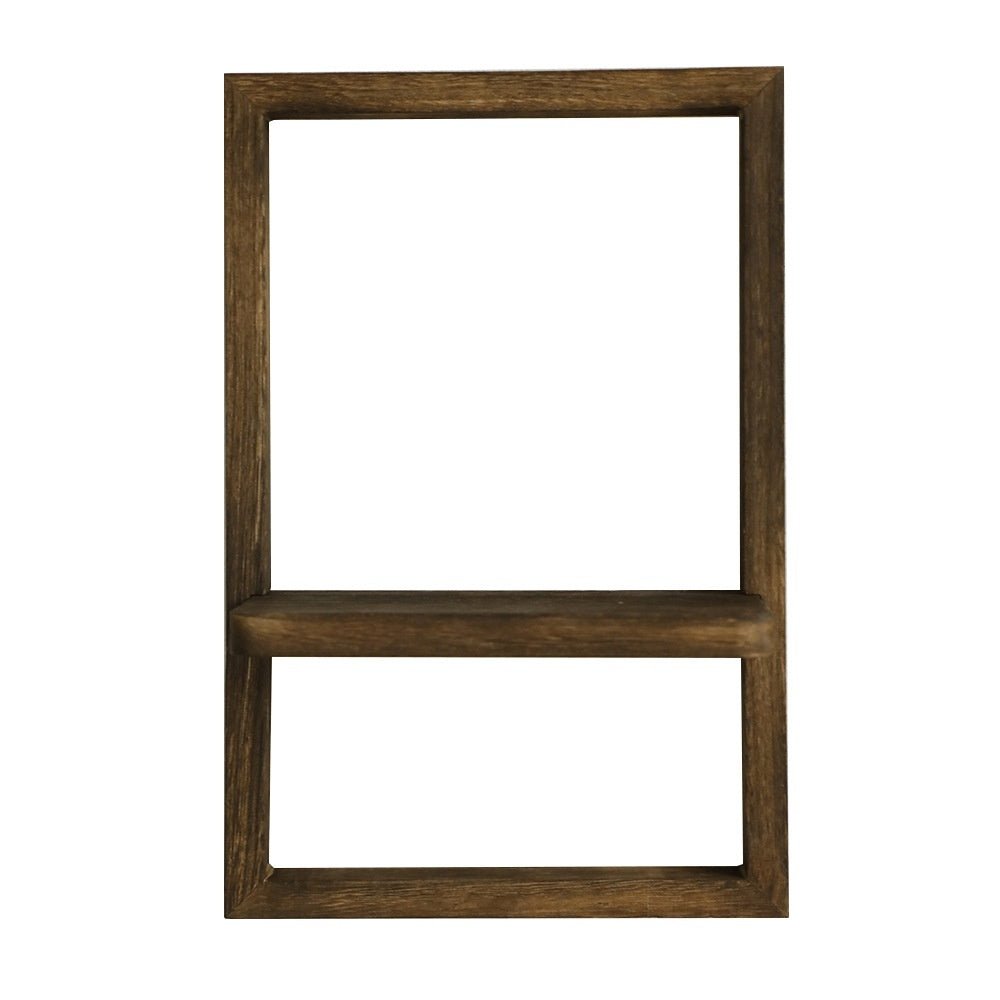 Paulownia Wooden Door Frame - shaped Wall - mounted Flower Pot Storage Rack - Hearth & Lume