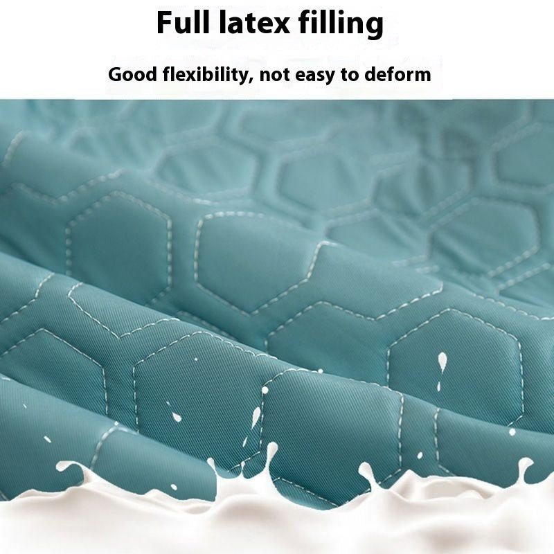 Summer Ice Silk Latex Summer Mat Pillow Bedside Cushion - Hearth & Lume