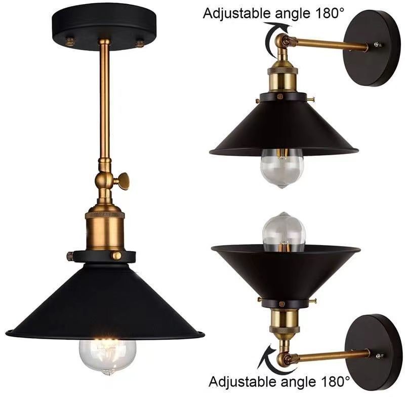 Nordic Simple American Wall Lamp Industrial Style Retro Indoor Wall Lamp - Hearth & Lume