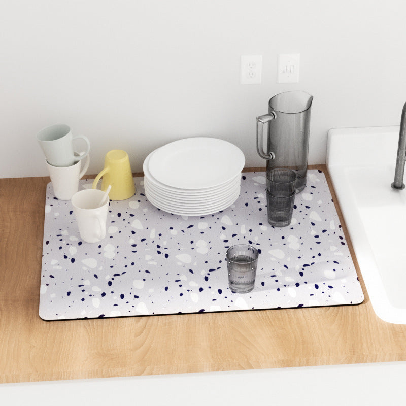 Kitchen Diatom Mud Wash Table Drain Absorbent Pad