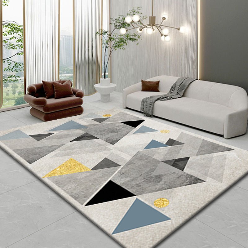 Simple Geometric Bedside Rug Full Of Decorative Floor Mats - Hearth & Lume