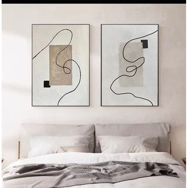 Pure Hand Drawing Minimalist Living Room Decorative Painting - Hearth & Lume