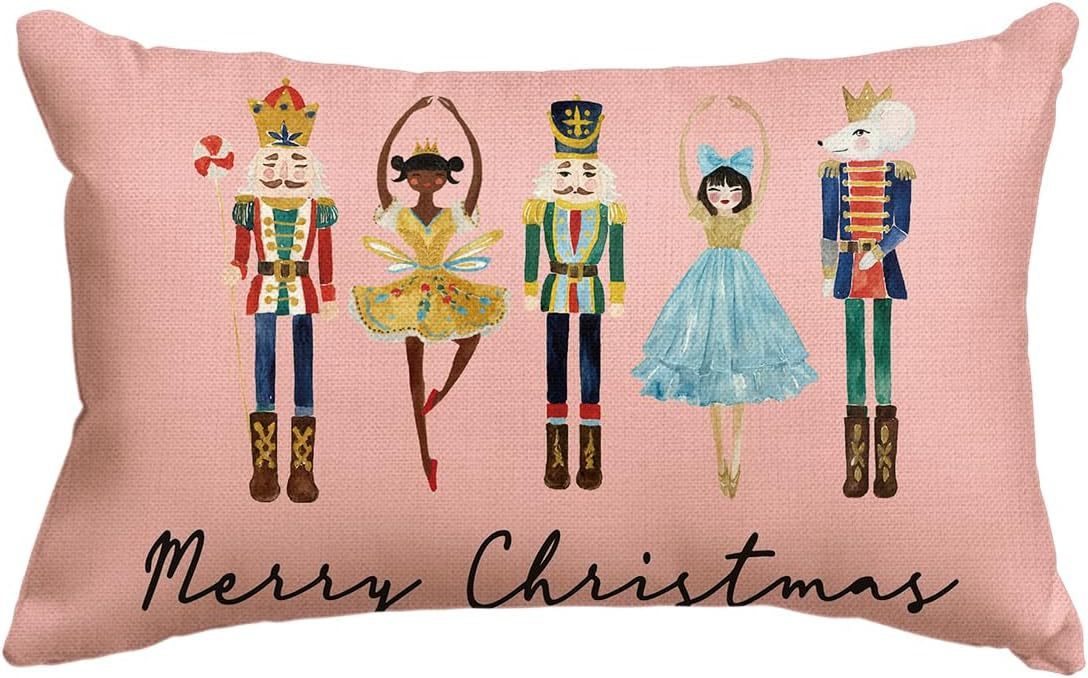 Christmas Simple Linen Pillow Cover Home Sofa Decoration - Hearth & Lume