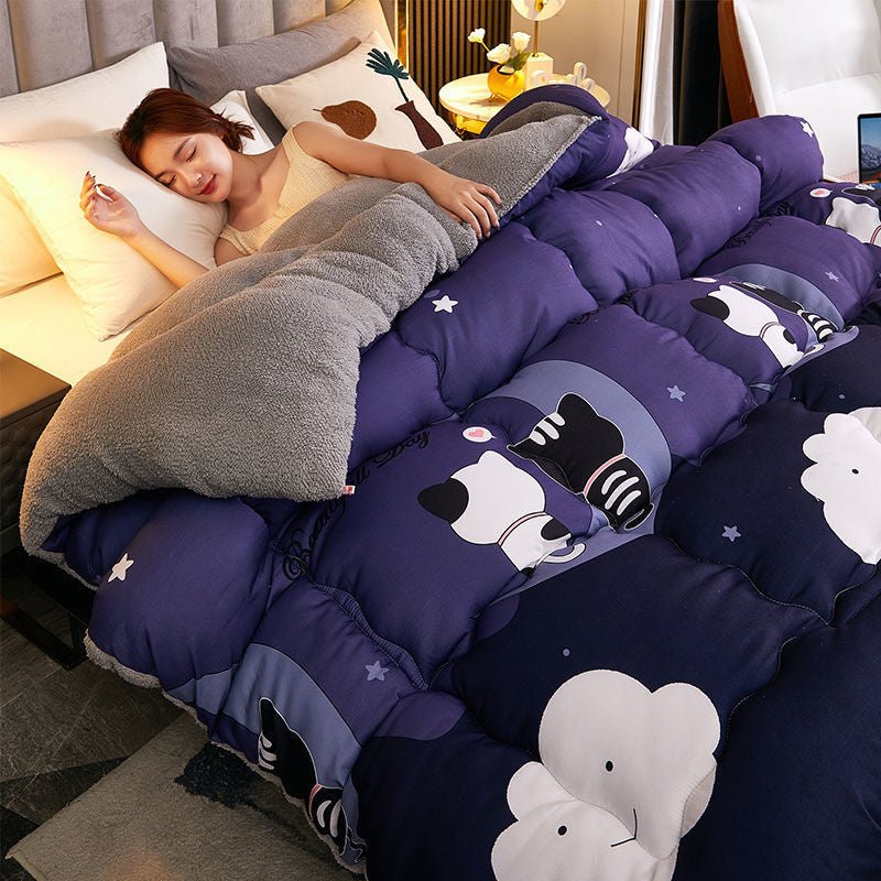 Lamb Cashmere Winter Quilt Thickened - Hearth & Lume