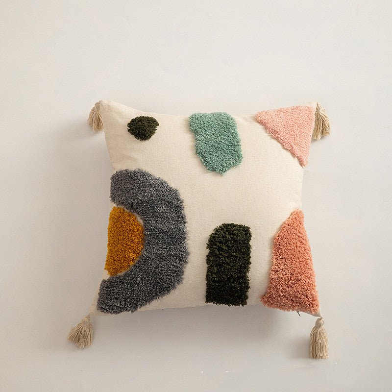 Tufted Model Room Sofa Pillowcase Homestay Home Decor - Hearth & Lume