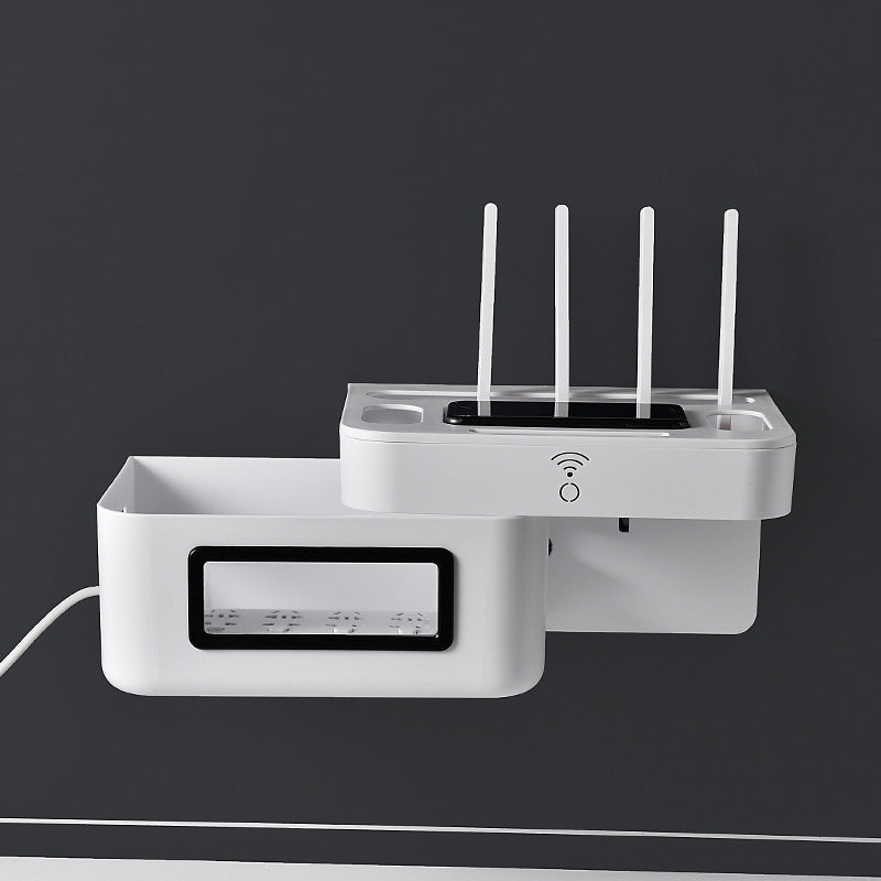 Home Wall Mounted Router Wire Storage Organizer Box