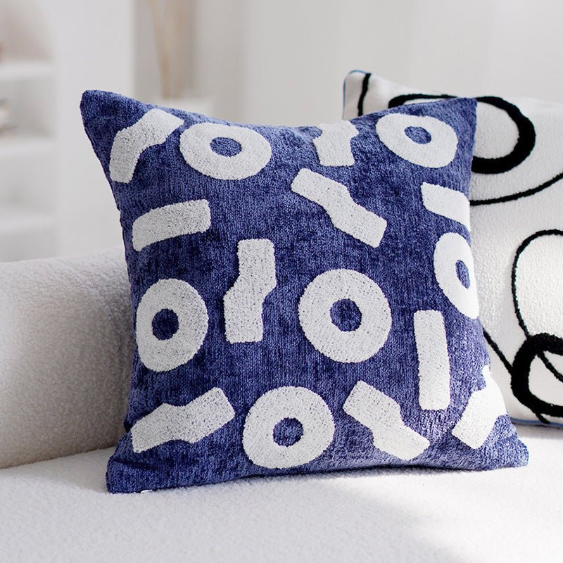 Original Simplicity Modern Blue Advanced Light Luxury Sofa Living Room Pillow Cover - Hearth & Lume