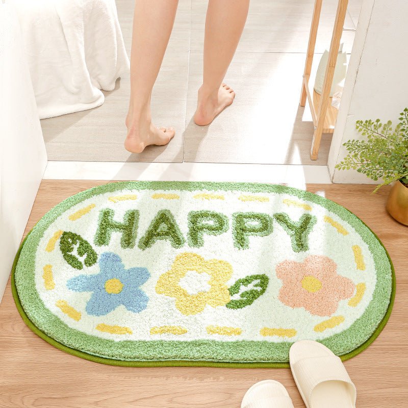 Cartoon Household Bathroom Mats Bathroom Absorbent Non - slip Mat - Hearth & Lume