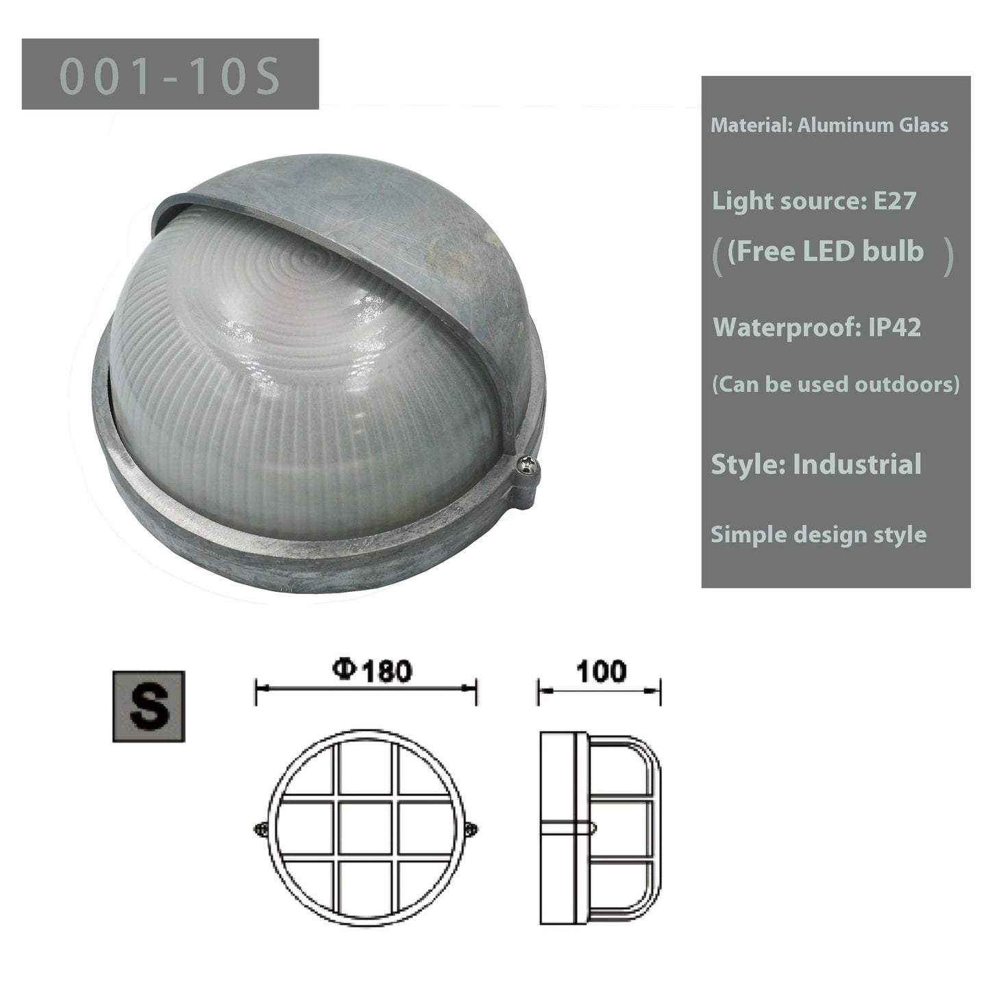 Retro American Aisle Decoration Glass Wall Lamp - Hearth & Lume