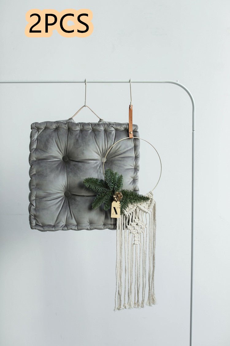 Simple Velvet Sofa Cushion Thickened Pillow - Hearth & Lume