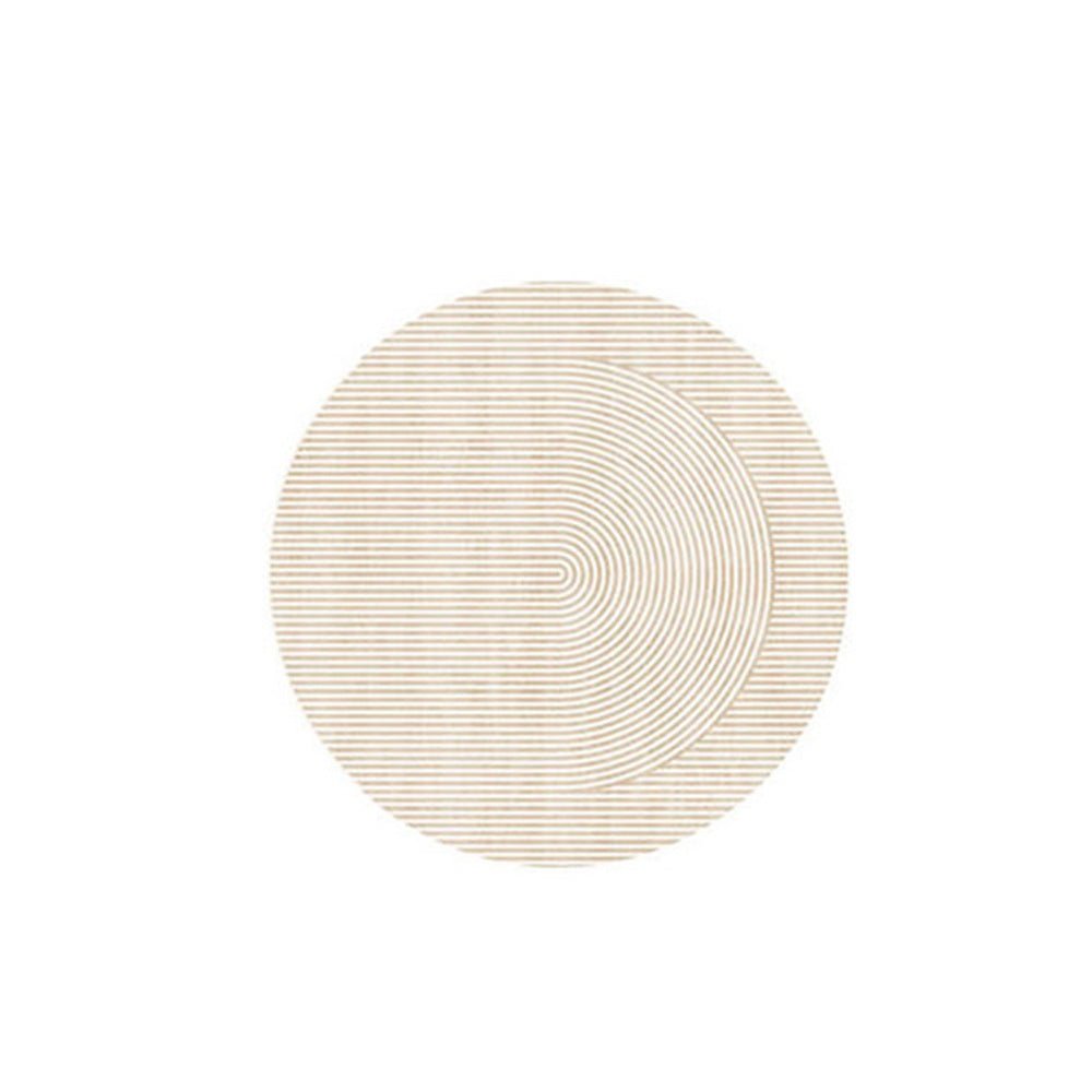 Modern Light Luxury Round Carpet Bedroom Living Room Sofa Leg Pads - Hearth & Lume