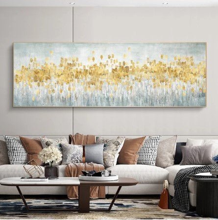 Living Room Canvas Core Spray - painted Decorative Painting - Hearth & Lume