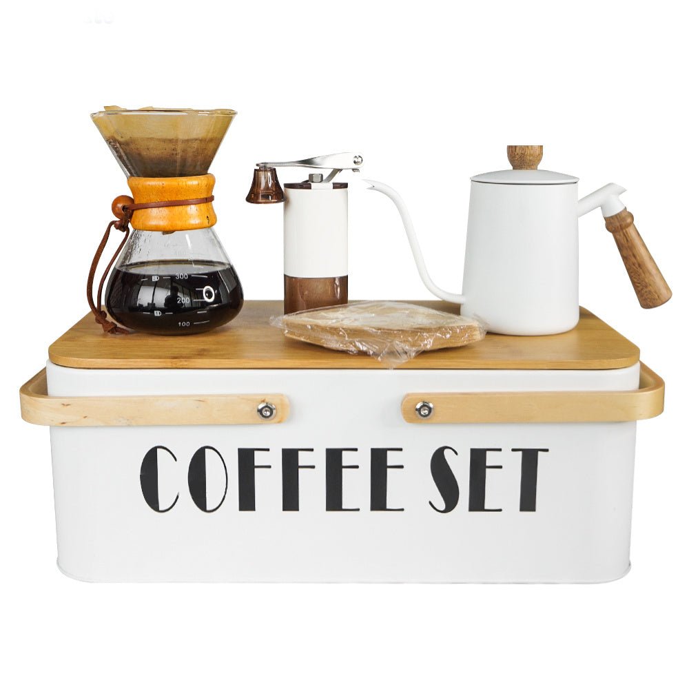 Camping Storage Box Hand Brewed Coffee Set - Hearth & Lume